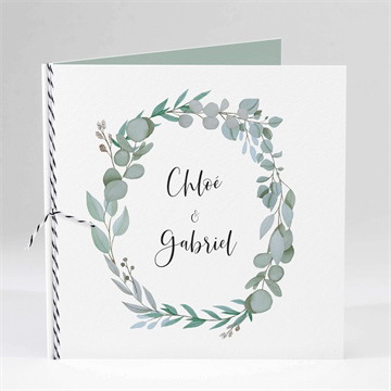 Carte pliée - carré