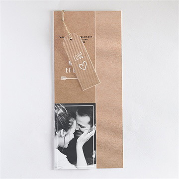 Faire-part mariage myriade superposition - Faire-part assemblé