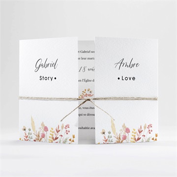 Carte 2 volets - paysage