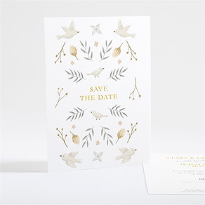 Save the Date mariage céleste