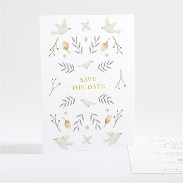 Save the Date mariage céleste