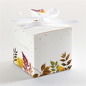 Boîte de dragées mariage subliminal - Dos de la boîte