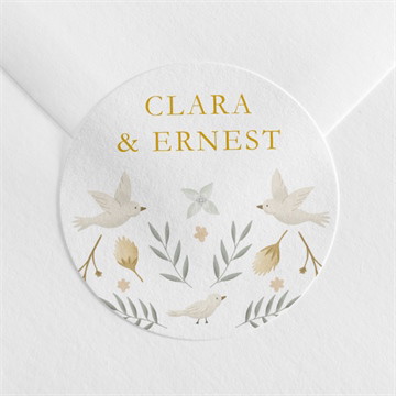 Sticker mariage céleste