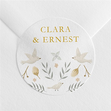 Sticker mariage céleste