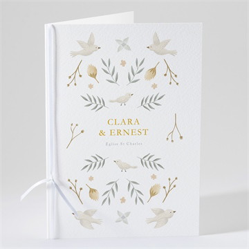 Livret de messe mariage céleste