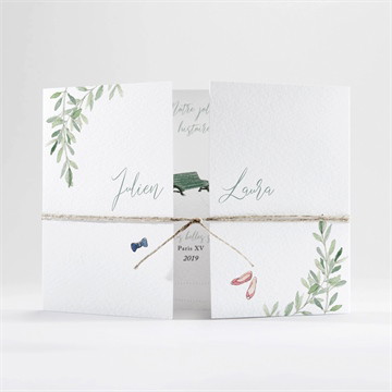 Carte 2 volets - paysage