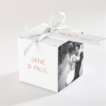 Boîte de dragées mariage son eclat