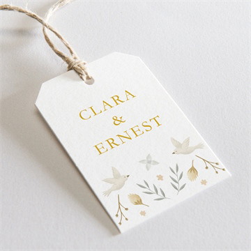 Etiquette mariage céleste