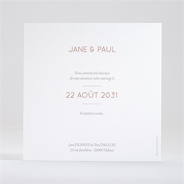 Save the Date mariage son eclat - Dos de la carte