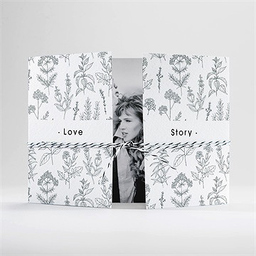 Faire-part mariage love & co 2 volets