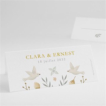 Marque-place mariage céleste