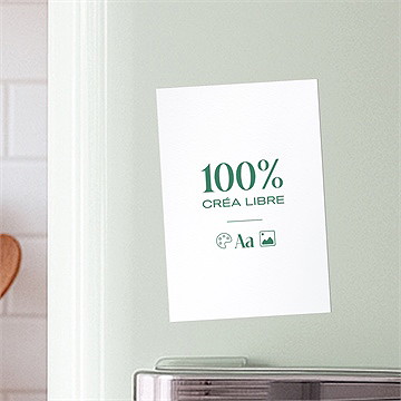 Faire-part mariage magnet portrait