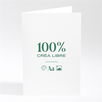 Carte pliée - portrait