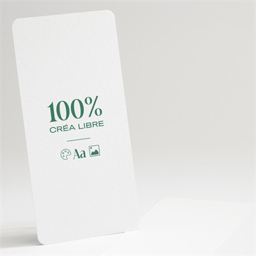 Carte recto-verso - portrait