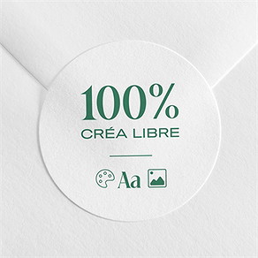 Sticker mariage création vierge