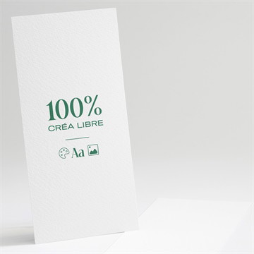 Carte recto-verso - portrait