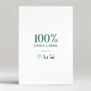 Carte recto - portrait