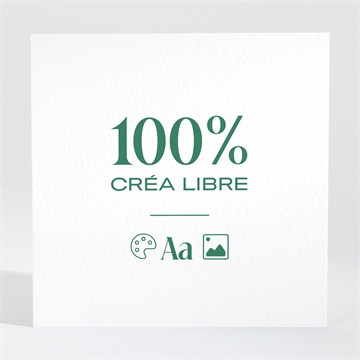 Carte recto - carré