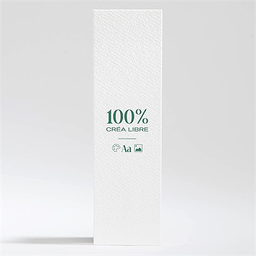 Remerciement naissance vierge 5,4cm x 19,4 cm