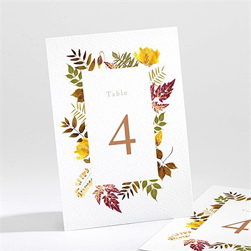 Numéro de table mariage subliminal