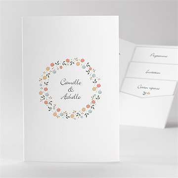 Faire-part mariage let's dream ! pocketfold