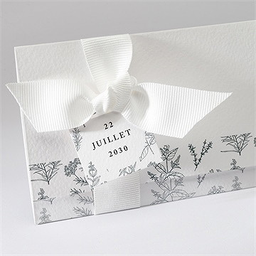 Faire-part mariage love & co pochette - Détail du faire-part