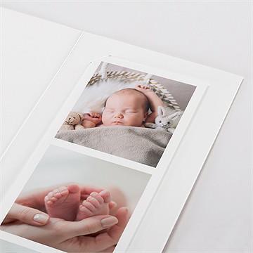 Faire-part naissance tendre lapin photomaton - Détail du faire-part