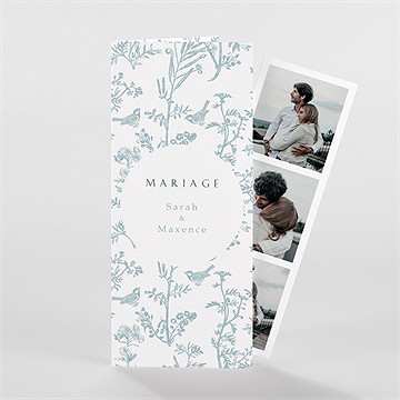 Faire-part mariage jouy exclusif photomaton