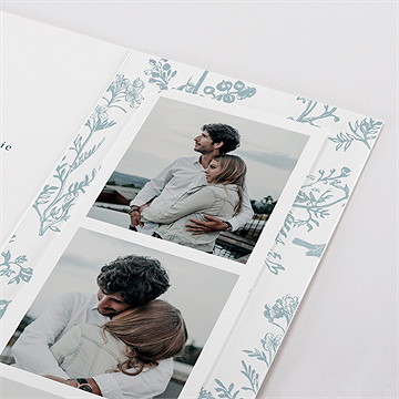 Faire-part mariage jouy exclusif photomaton - Détail du faire-part