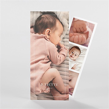 Faire-part naissance follement photomaton