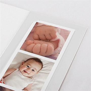 Faire-part naissance follement photomaton - Détail du faire-part