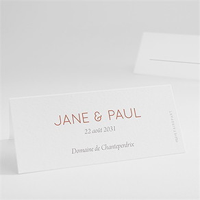 Marque-place mariage son eclat
