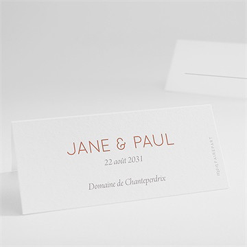 Marque-place mariage son eclat