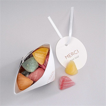 Boîte surprise mariage son eclat - Intérieur de la boîte