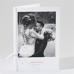 Livret de messe mariage son eclat