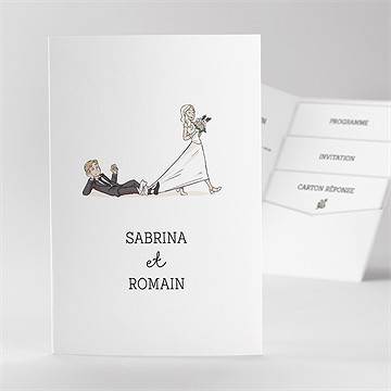 Faire-part mariage mariage original pocketfold