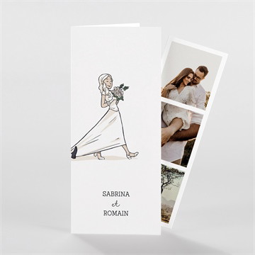 Faire-part mariage mariage original photomaton