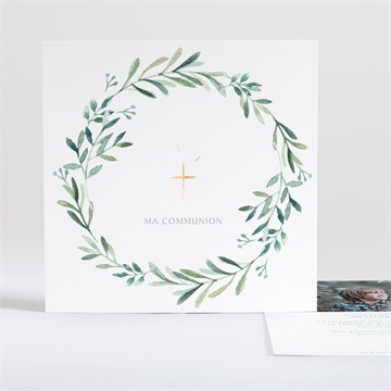 Carte dorure - carré