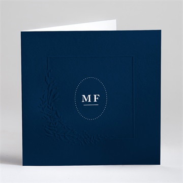 Carte pliée gaufrage