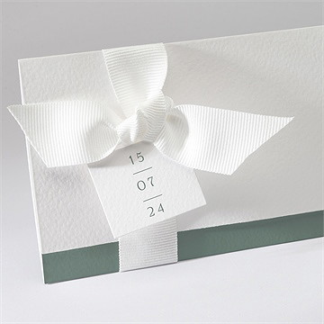 Faire-part mariage poésie d'aquarelle pochette - Détail du faire-part