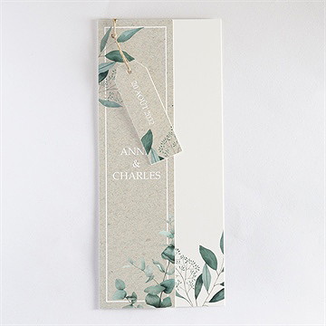 Faire-part mariage intimité superposition - Faire-part assemblé