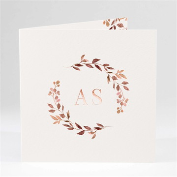 Faire-part mariage noblesse dorure