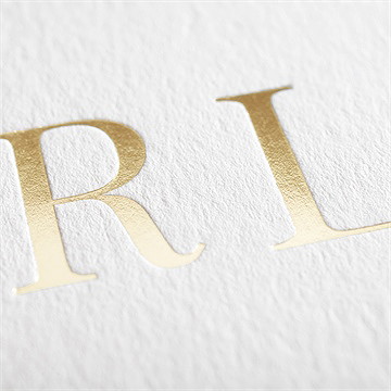 Faire-part mariage subliminal dorure - Marquage à chaud OR