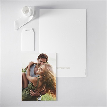 Faire-part mariage subliminal dorure - Vue d'ensemble verso