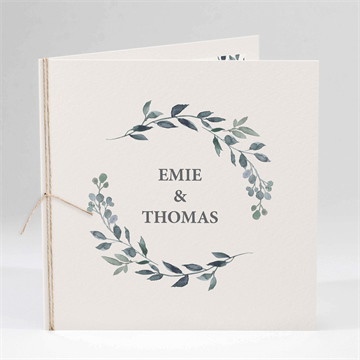 Carte pliée - carré