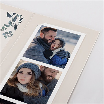 Faire-part mariage bel eclat photomaton - Détail du faire-part