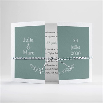 Carte 2 volets - paysage