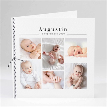 Carte pliée - carré