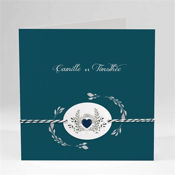 Carte pliée ensemencée