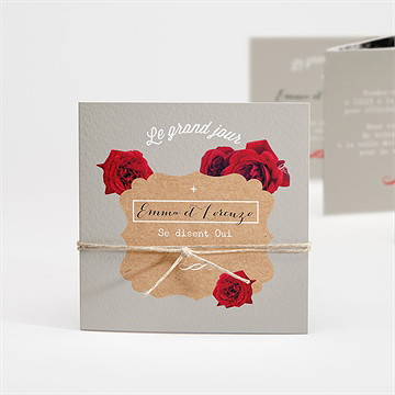 Faire-part mariage la surprise accordéon